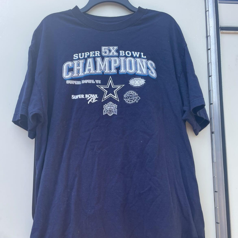 Vintage Cowboys 5x Super Bowl Championship t-shirt L